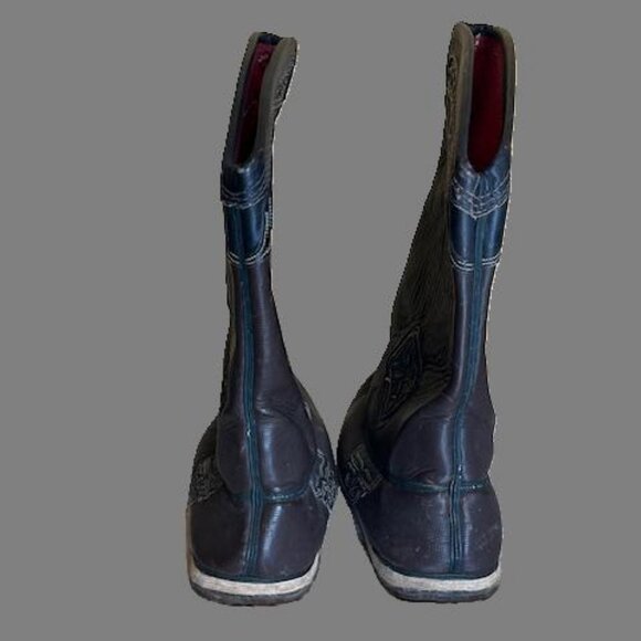 Unisex Mongolian style boots with embroidered ornaments - Picture 6 of 8